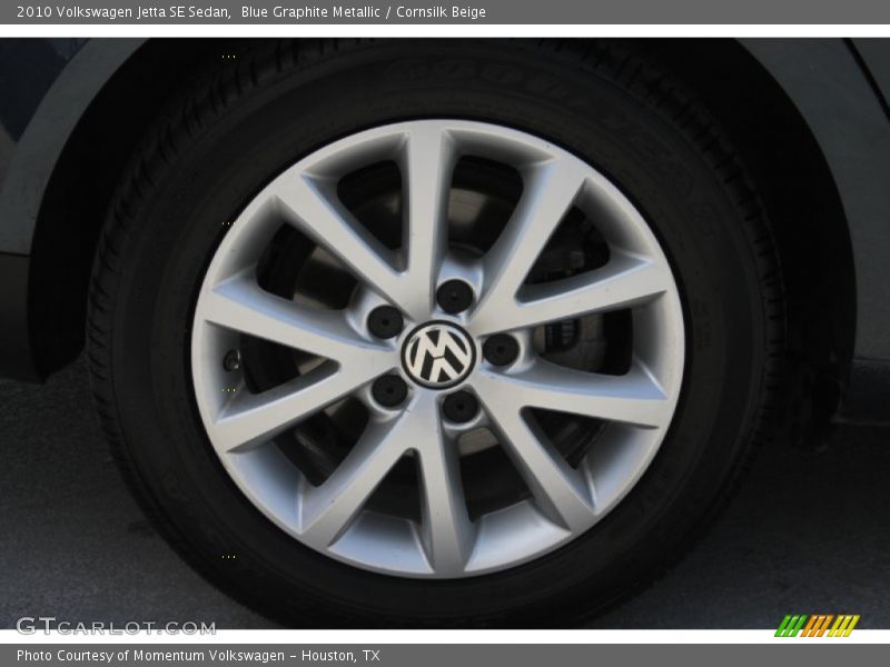 Blue Graphite Metallic / Cornsilk Beige 2010 Volkswagen Jetta SE Sedan