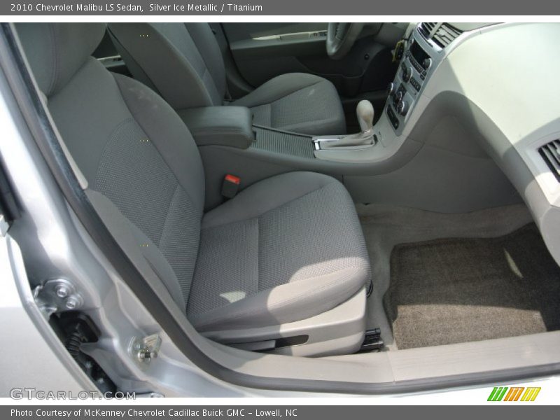 Silver Ice Metallic / Titanium 2010 Chevrolet Malibu LS Sedan