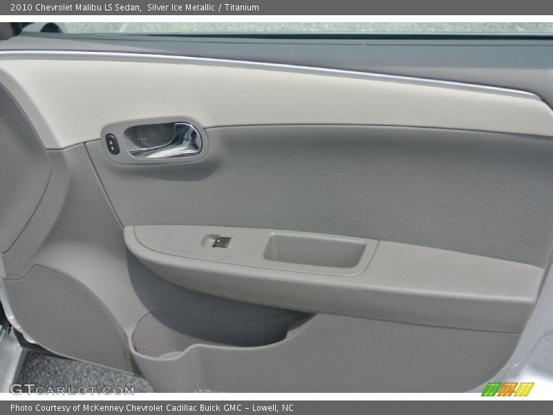 Silver Ice Metallic / Titanium 2010 Chevrolet Malibu LS Sedan