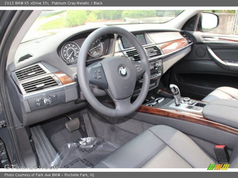 Platinum Gray Metallic / Black 2013 BMW X5 xDrive 35i