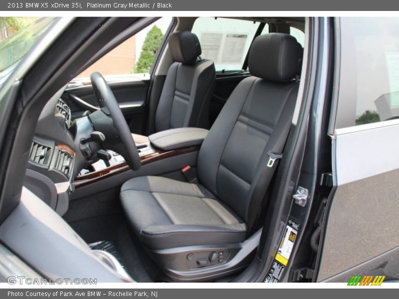 Platinum Gray Metallic / Black 2013 BMW X5 xDrive 35i