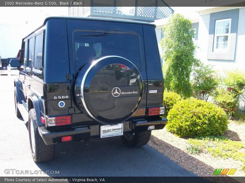 Black / Black 2002 Mercedes-Benz G 500