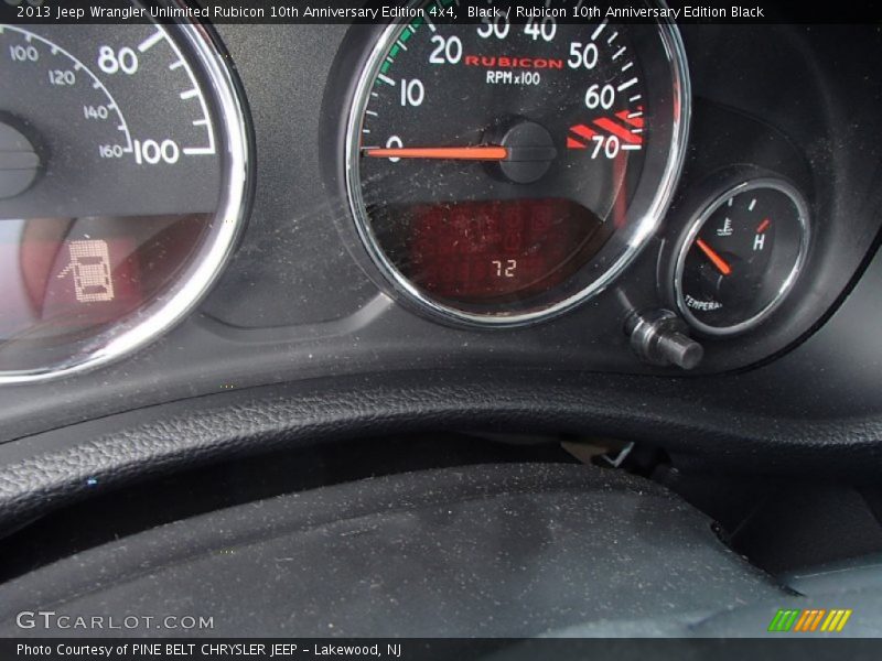 Black / Rubicon 10th Anniversary Edition Black 2013 Jeep Wrangler Unlimited Rubicon 10th Anniversary Edition 4x4