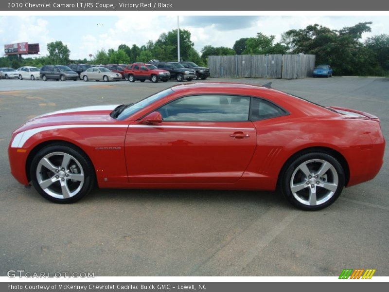 Victory Red / Black 2010 Chevrolet Camaro LT/RS Coupe