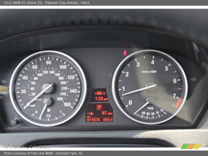 Platinum Gray Metallic / Black 2013 BMW X5 xDrive 35i