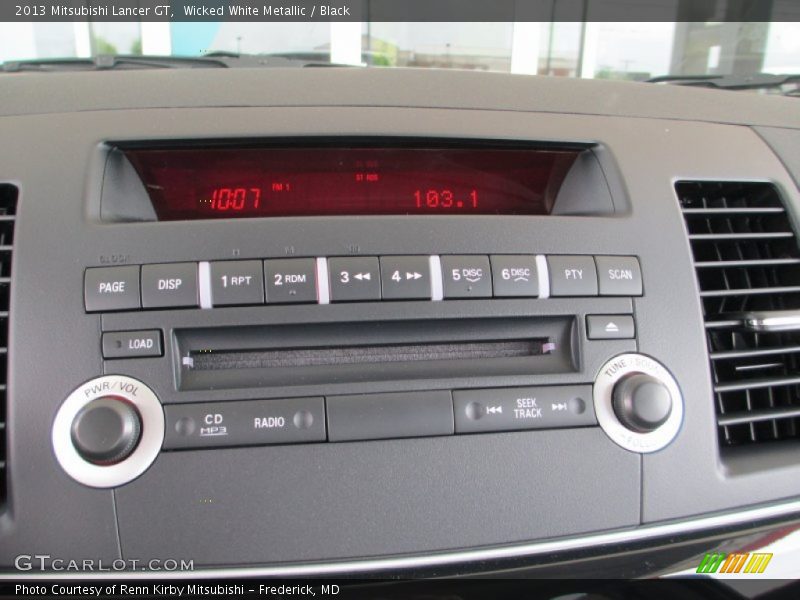 Controls of 2013 Lancer GT