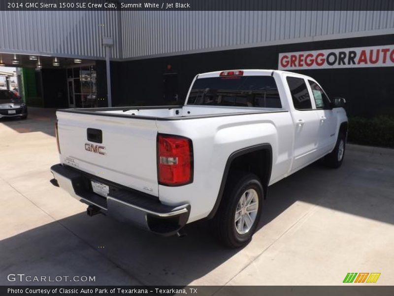 Summit White / Jet Black 2014 GMC Sierra 1500 SLE Crew Cab