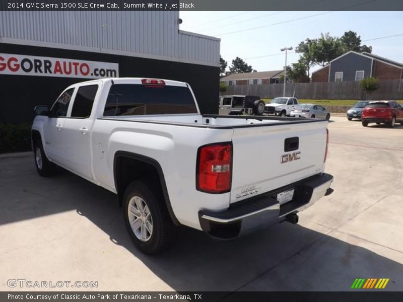 Summit White / Jet Black 2014 GMC Sierra 1500 SLE Crew Cab