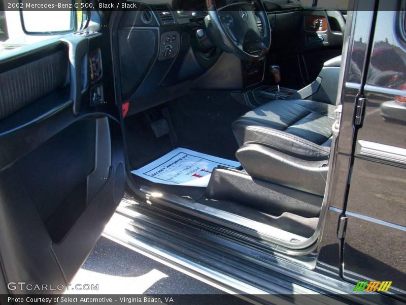 Black / Black 2002 Mercedes-Benz G 500