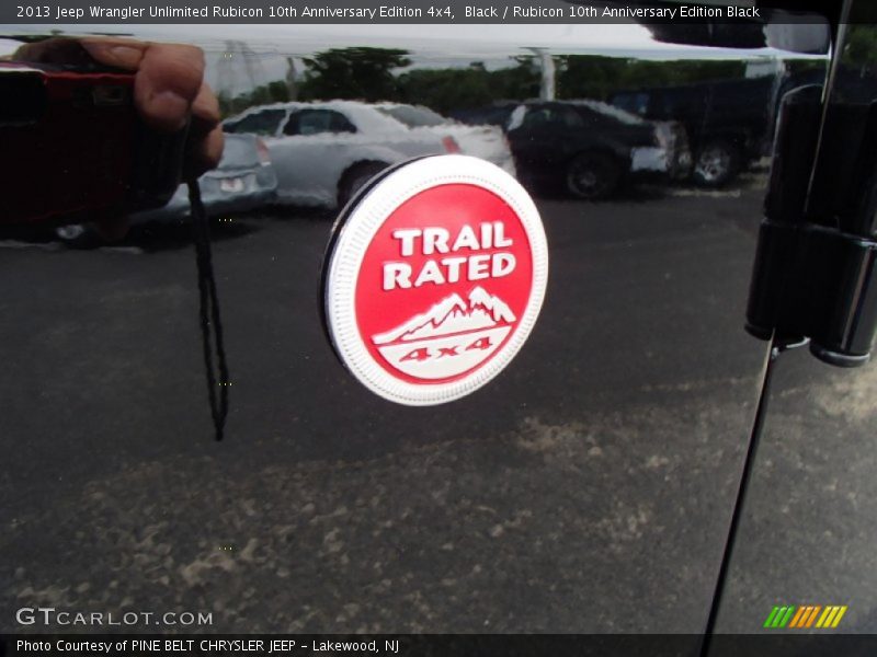  2013 Wrangler Unlimited Rubicon 10th Anniversary Edition 4x4 Logo