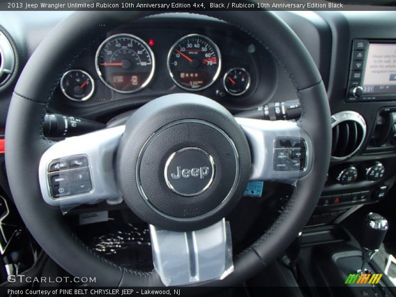  2013 Wrangler Unlimited Rubicon 10th Anniversary Edition 4x4 Steering Wheel
