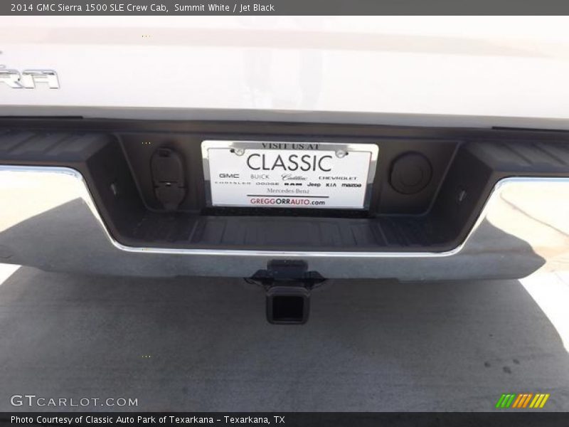 Summit White / Jet Black 2014 GMC Sierra 1500 SLE Crew Cab