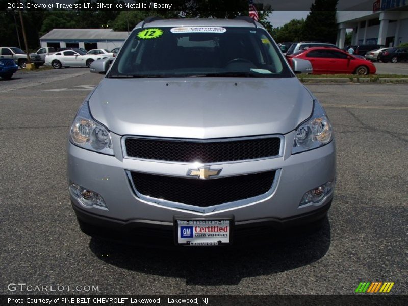 Silver Ice Metallic / Ebony 2012 Chevrolet Traverse LT
