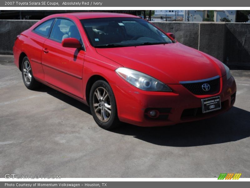 Absolutely Red / Ivory 2007 Toyota Solara SE Coupe