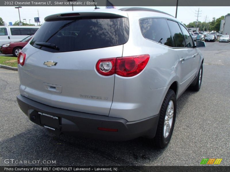Silver Ice Metallic / Ebony 2012 Chevrolet Traverse LT
