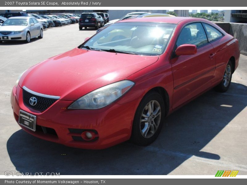 Absolutely Red / Ivory 2007 Toyota Solara SE Coupe