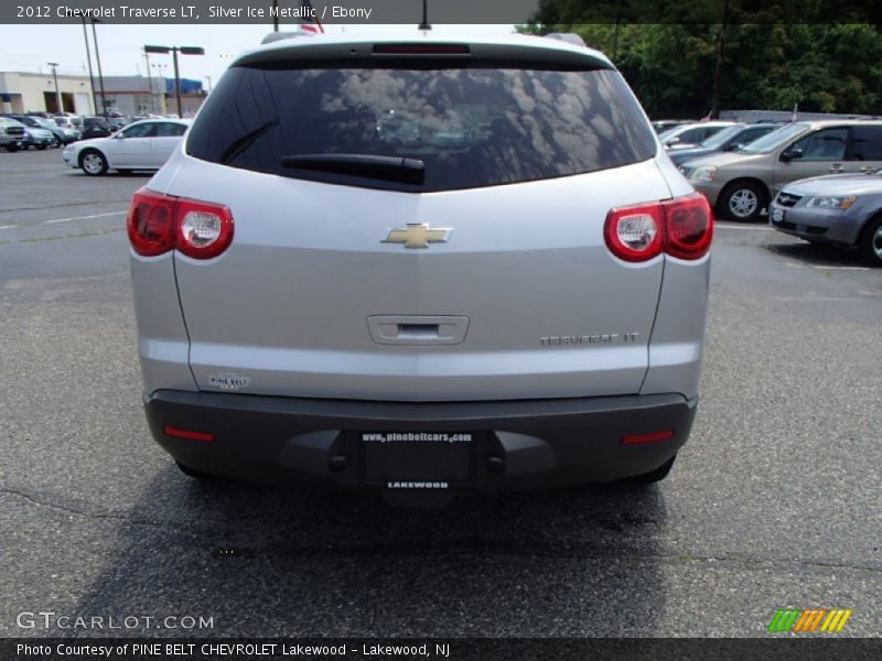 Silver Ice Metallic / Ebony 2012 Chevrolet Traverse LT