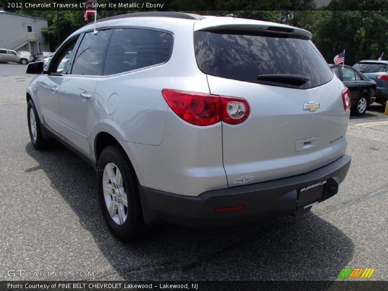 Silver Ice Metallic / Ebony 2012 Chevrolet Traverse LT
