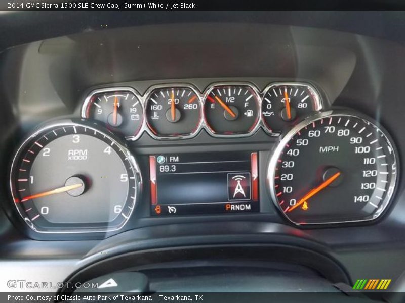  2014 Sierra 1500 SLE Crew Cab SLE Crew Cab Gauges