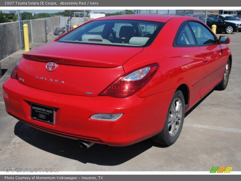 Absolutely Red / Ivory 2007 Toyota Solara SE Coupe