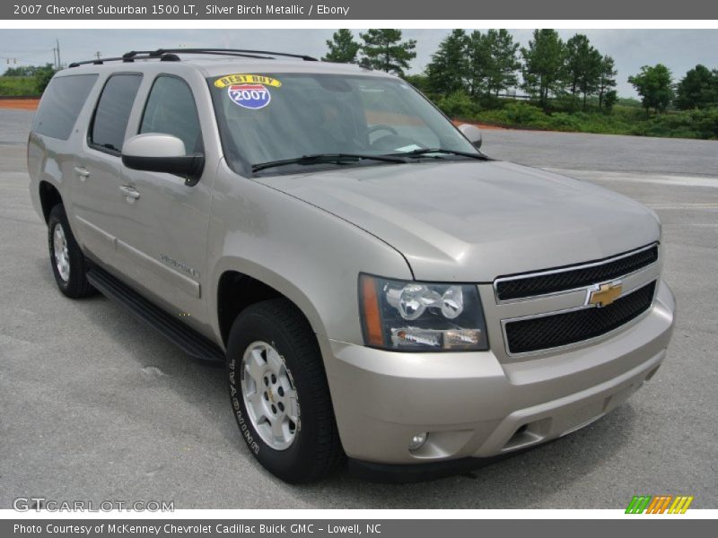 Silver Birch Metallic / Ebony 2007 Chevrolet Suburban 1500 LT