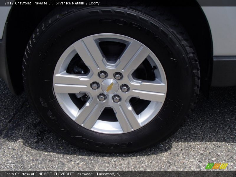 Silver Ice Metallic / Ebony 2012 Chevrolet Traverse LT