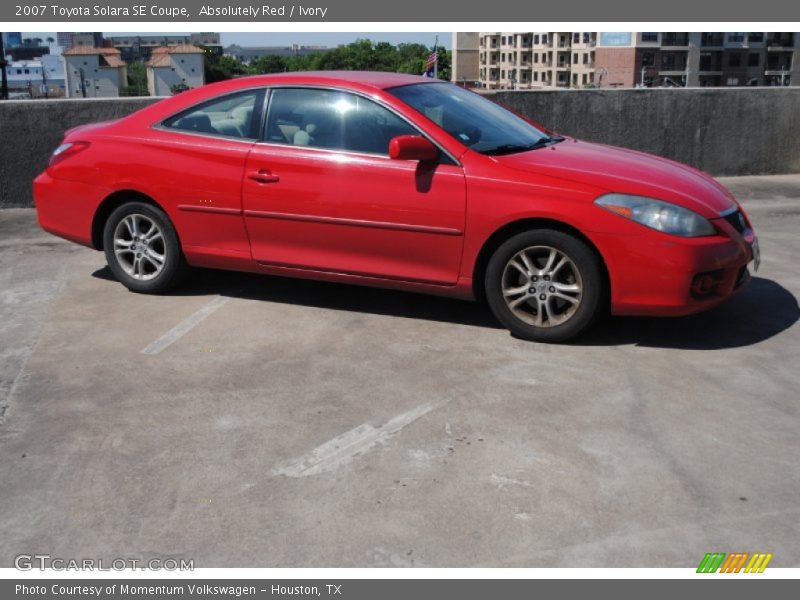 Absolutely Red / Ivory 2007 Toyota Solara SE Coupe