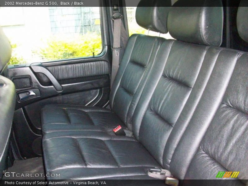 Black / Black 2002 Mercedes-Benz G 500