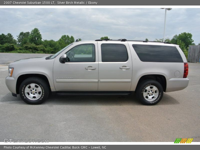 Silver Birch Metallic / Ebony 2007 Chevrolet Suburban 1500 LT