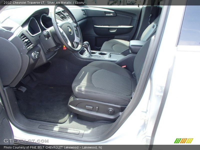 Silver Ice Metallic / Ebony 2012 Chevrolet Traverse LT