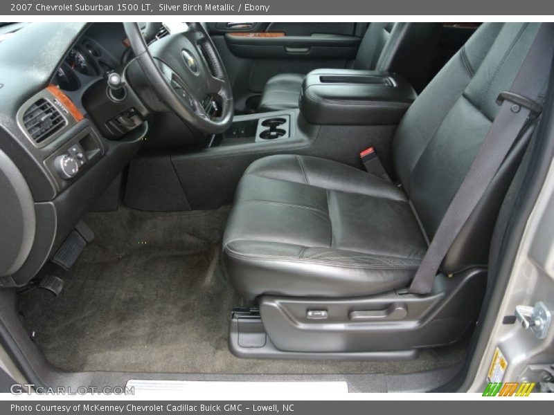 Silver Birch Metallic / Ebony 2007 Chevrolet Suburban 1500 LT
