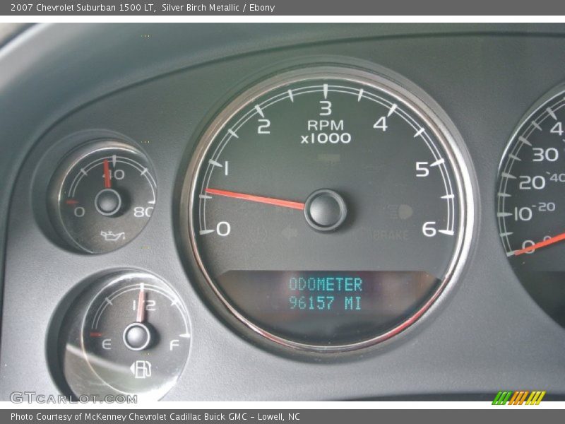 Silver Birch Metallic / Ebony 2007 Chevrolet Suburban 1500 LT