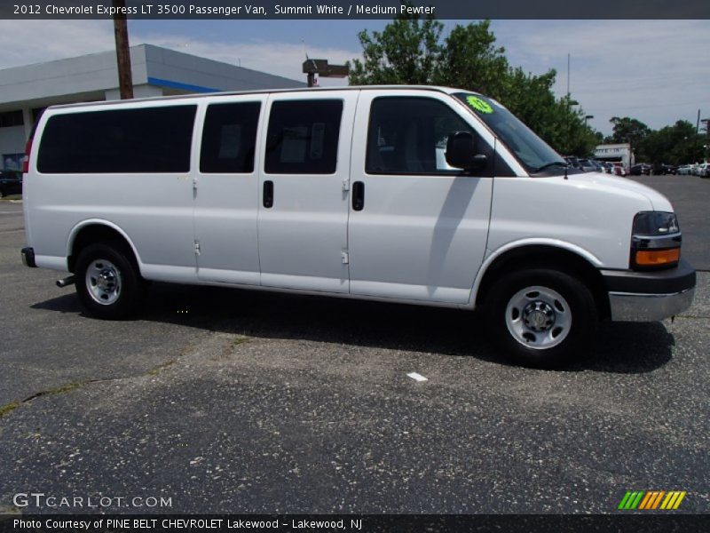  2012 Express LT 3500 Passenger Van Summit White