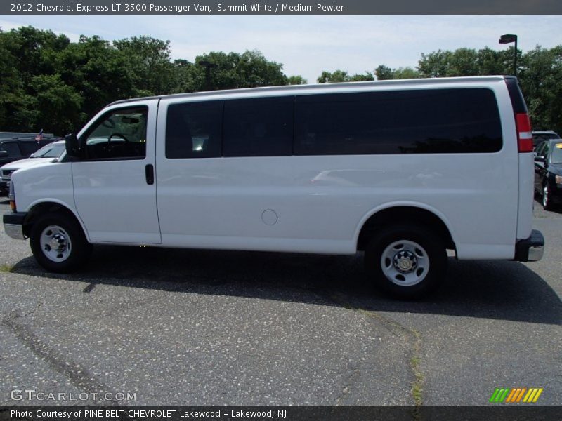 Summit White / Medium Pewter 2012 Chevrolet Express LT 3500 Passenger Van