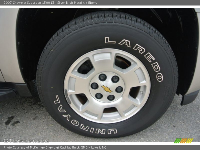 Silver Birch Metallic / Ebony 2007 Chevrolet Suburban 1500 LT