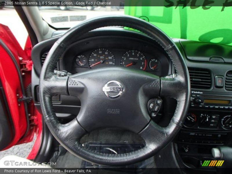 Code Red / Charcoal 2005 Nissan Sentra 1.8 S Special Edition