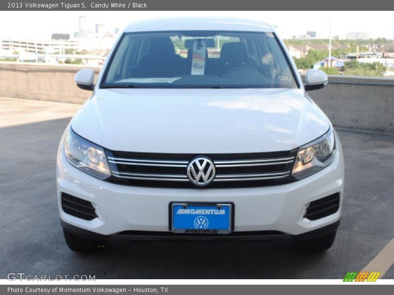 Candy White / Black 2013 Volkswagen Tiguan S