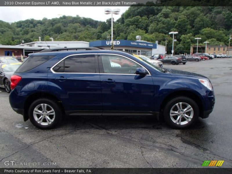 Navy Blue Metallic / Jet Black/Light Titanium 2010 Chevrolet Equinox LT AWD