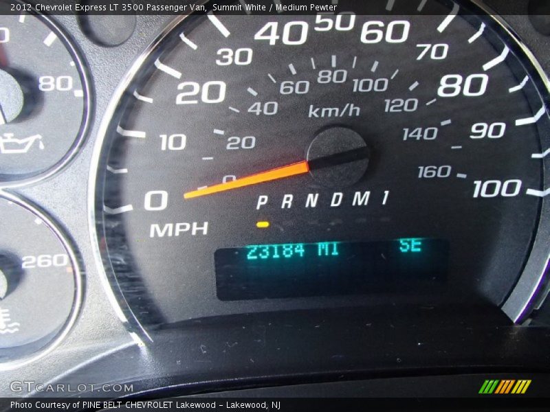 Summit White / Medium Pewter 2012 Chevrolet Express LT 3500 Passenger Van