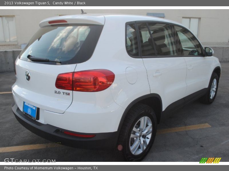 Candy White / Black 2013 Volkswagen Tiguan S