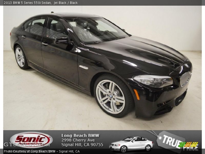 Jet Black / Black 2013 BMW 5 Series 550i Sedan