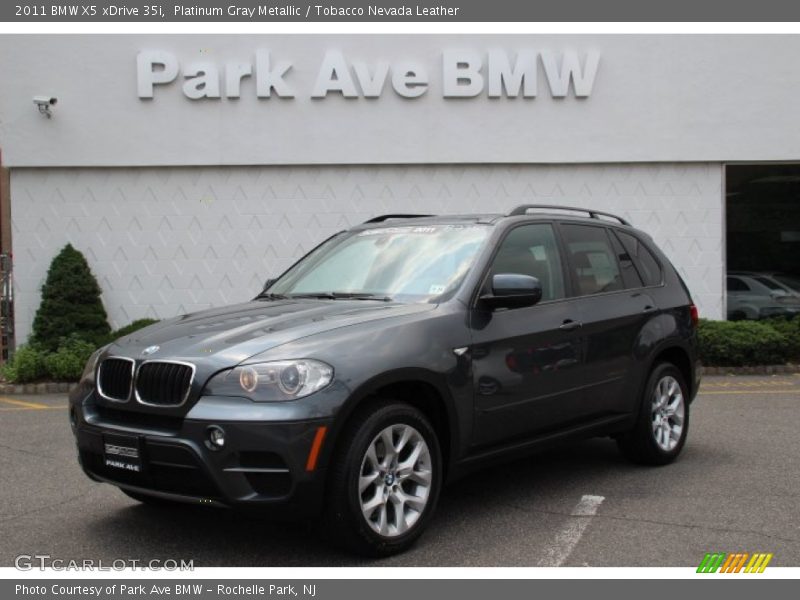 Platinum Gray Metallic / Tobacco Nevada Leather 2011 BMW X5 xDrive 35i