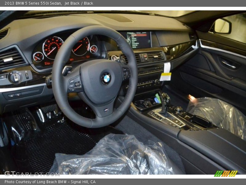 Jet Black / Black 2013 BMW 5 Series 550i Sedan