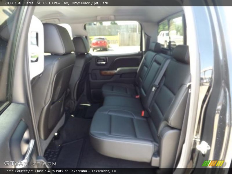 Rear Seat of 2014 Sierra 1500 SLT Crew Cab