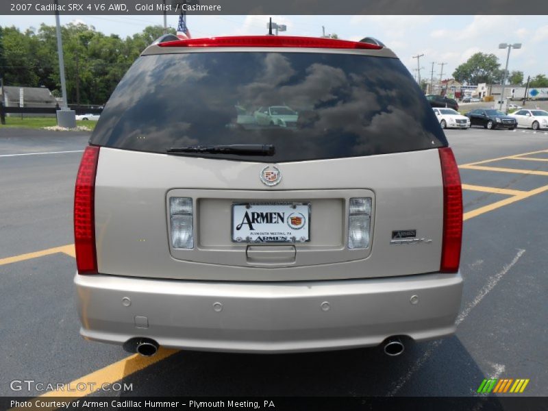 Gold Mist / Cashmere 2007 Cadillac SRX 4 V6 AWD