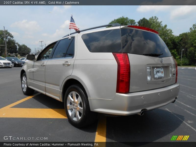 Gold Mist / Cashmere 2007 Cadillac SRX 4 V6 AWD