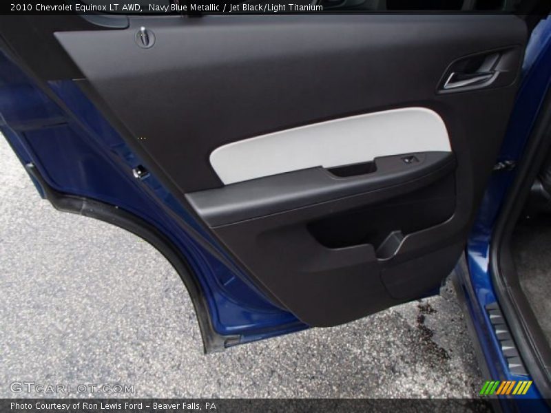 Navy Blue Metallic / Jet Black/Light Titanium 2010 Chevrolet Equinox LT AWD