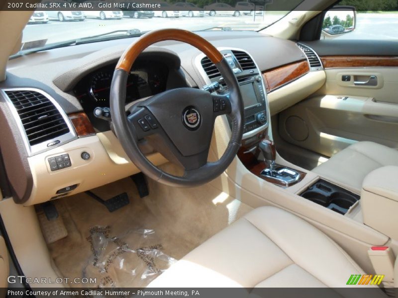 Gold Mist / Cashmere 2007 Cadillac SRX 4 V6 AWD