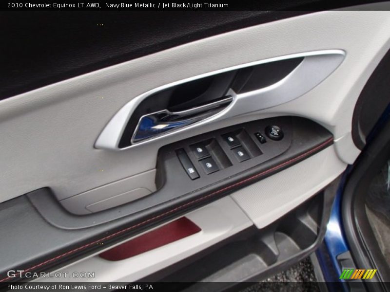 Navy Blue Metallic / Jet Black/Light Titanium 2010 Chevrolet Equinox LT AWD
