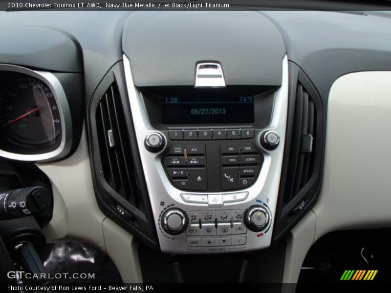 Navy Blue Metallic / Jet Black/Light Titanium 2010 Chevrolet Equinox LT AWD